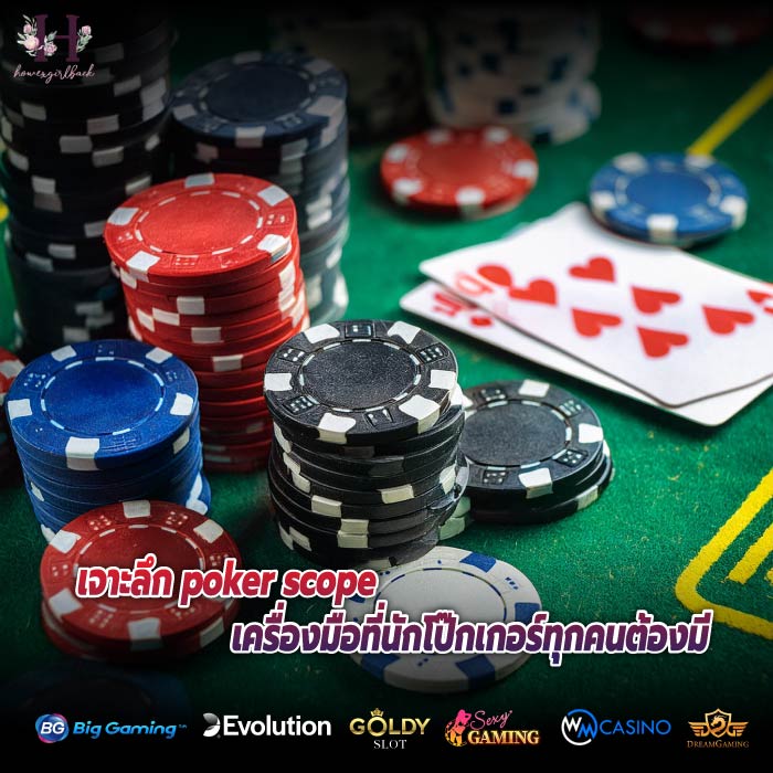 เจาะลึก poker scope เครื่องมือที่นักโป๊กเกอร์ทุกคนต้องมี